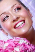 smiling bride